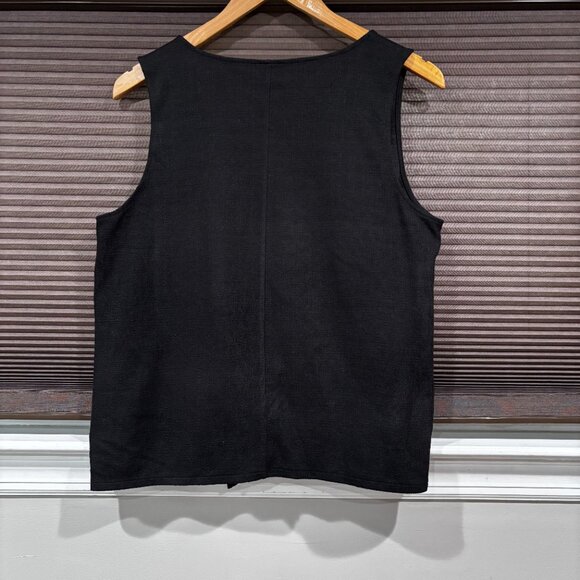 Old Navy Women's Cropped Tie-Hem Textured-Knit Sleeveless Top SZ: L - Picture 7 of 10